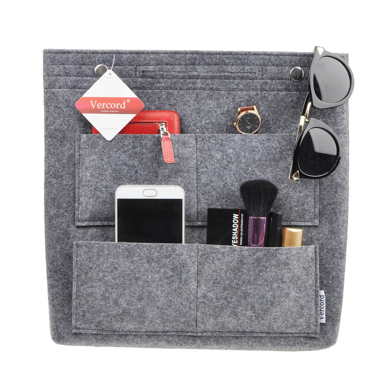 Felt Tall Long Purse Tote Backpack Bag Insert Organizer Inside – Vercord