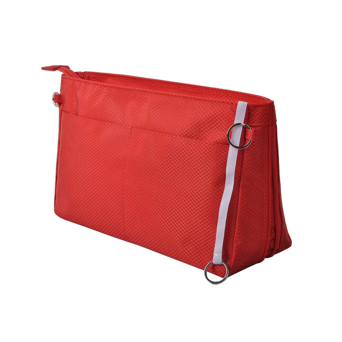 Expandable Nylon Handbag Purse Organizer Insert Liner Shaper Pure Color