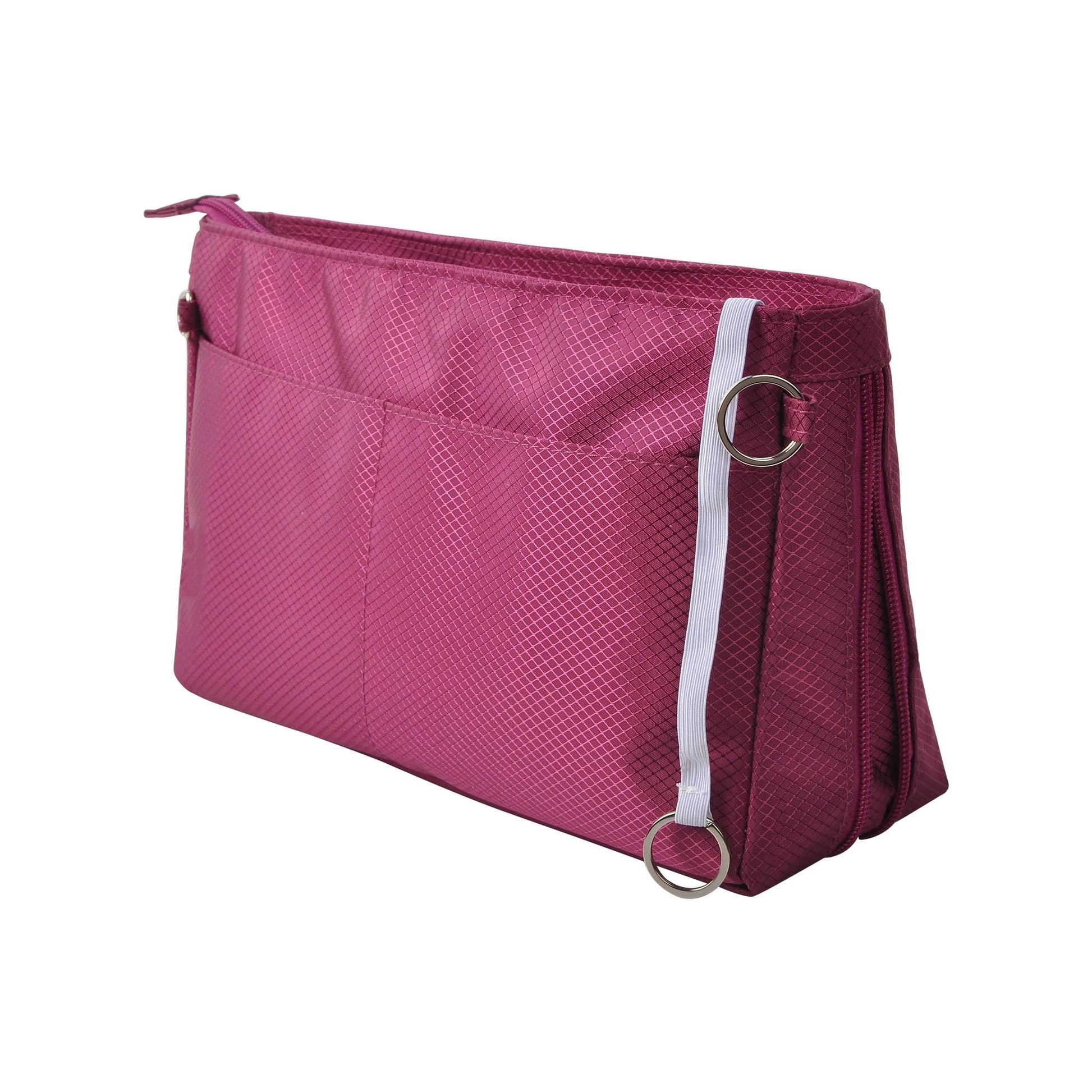 iN. Purse Organizer Insert with zipper Nylon fabric for women Handbags &  Totebag