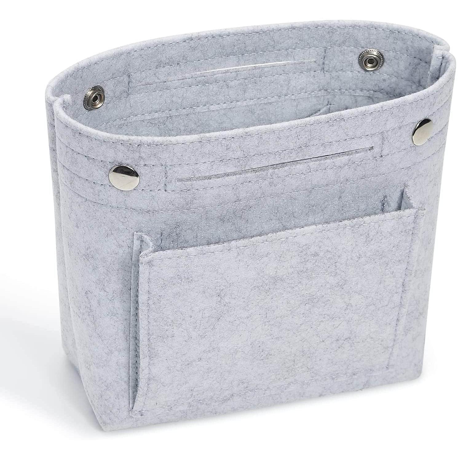 Mini Tote Insert Mini Style Slim Small Felt Purse Organizer Insert Inside Handbag Tote ...